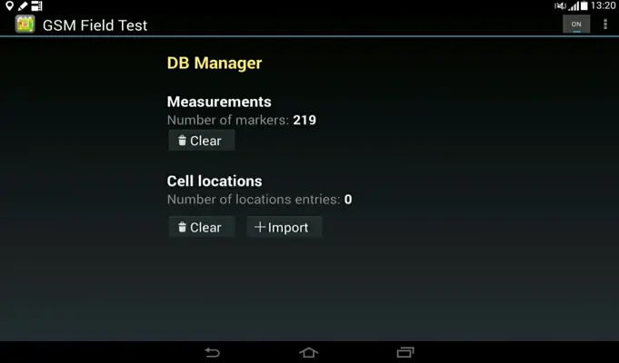 GSM Field Test android App screenshot 1